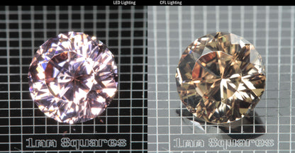 Faceted Round YAP (Yttrium Aluminum Perovskite)