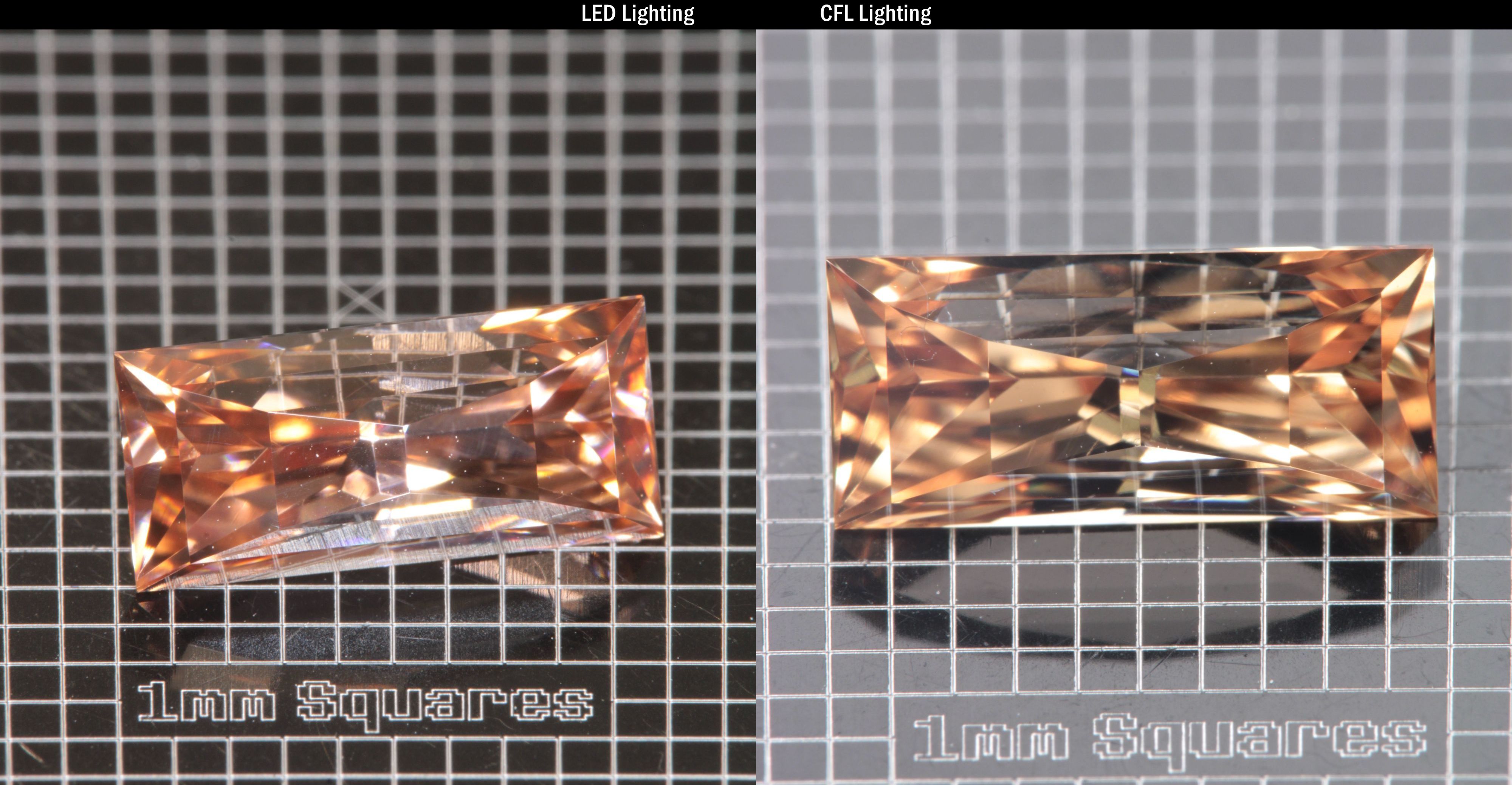 Faceted Rectangle YAP (Yttrium Aluminum Perovskite)