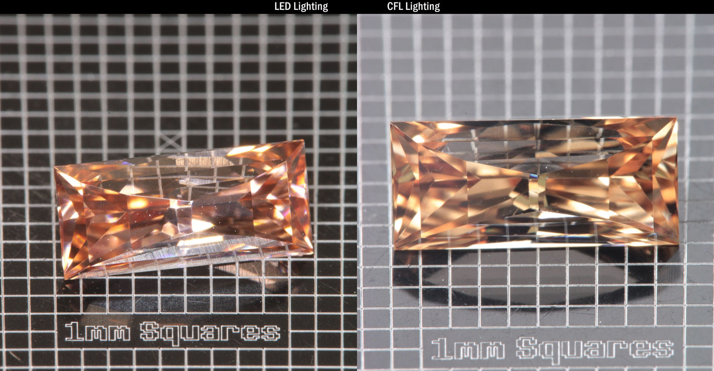 Faceted Rectangle YAP (Yttrium Aluminum Perovskite)