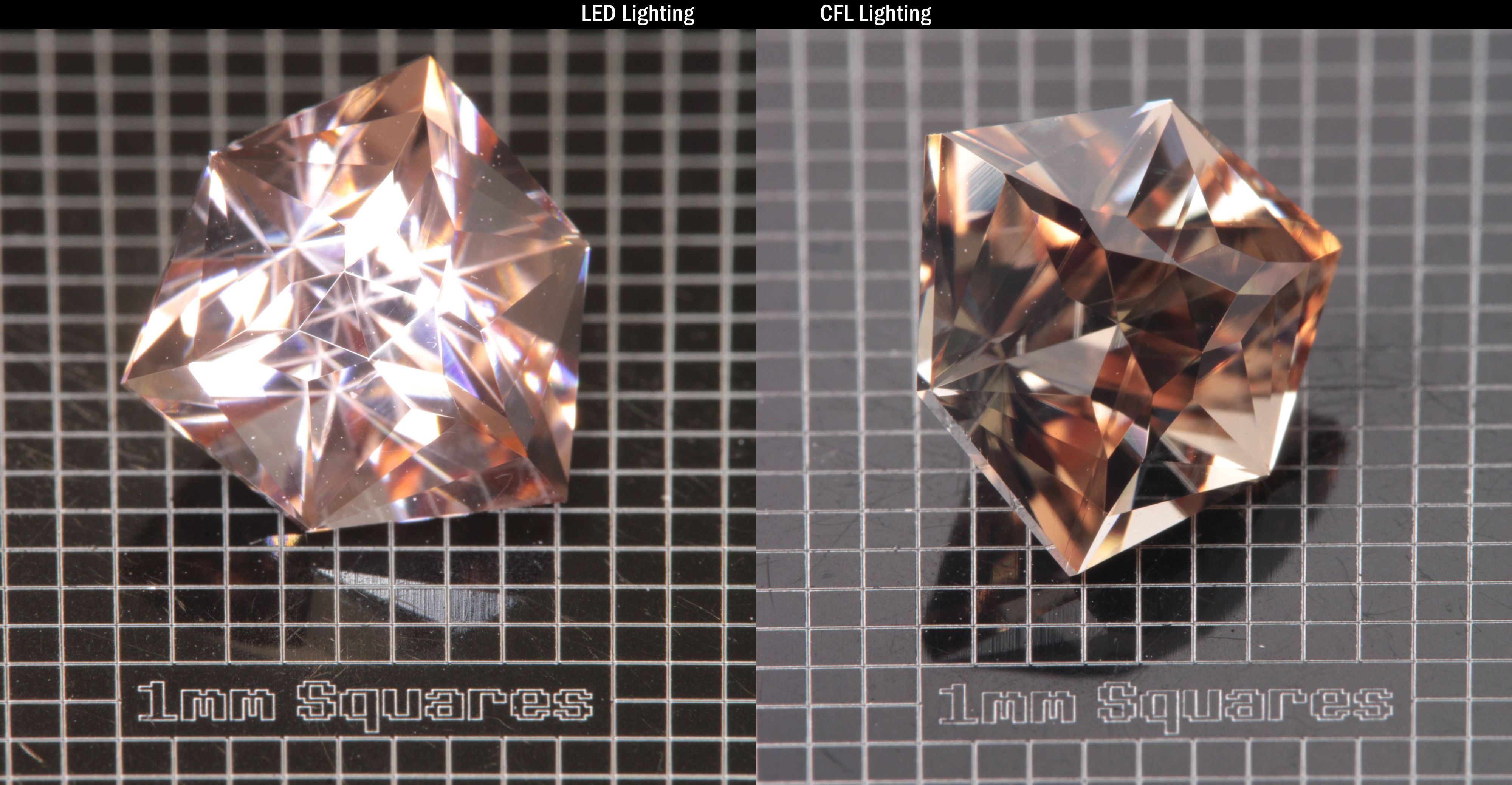 Faceted Trillion YAP (Yttrium Aluminum Perovskite)