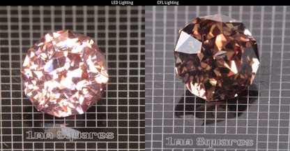 Faceted Round YAP (Yttrium Aluminum Perovskite)