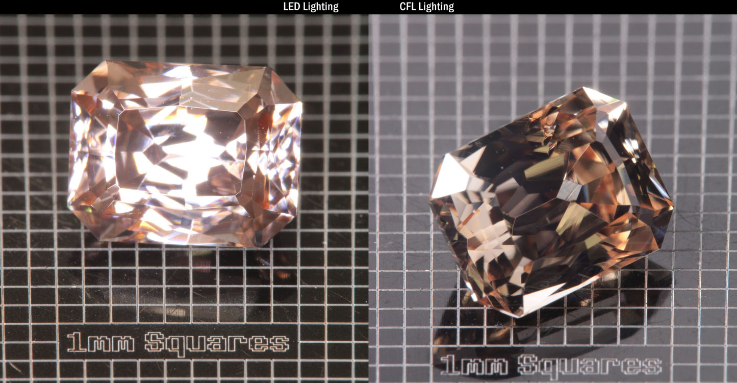 Faceted Rectangle YAP (Yttrium Aluminum Perovskite)