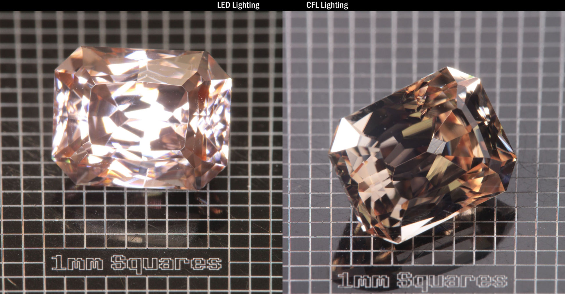 Faceted Rectangle YAP (Yttrium Aluminum Perovskite)
