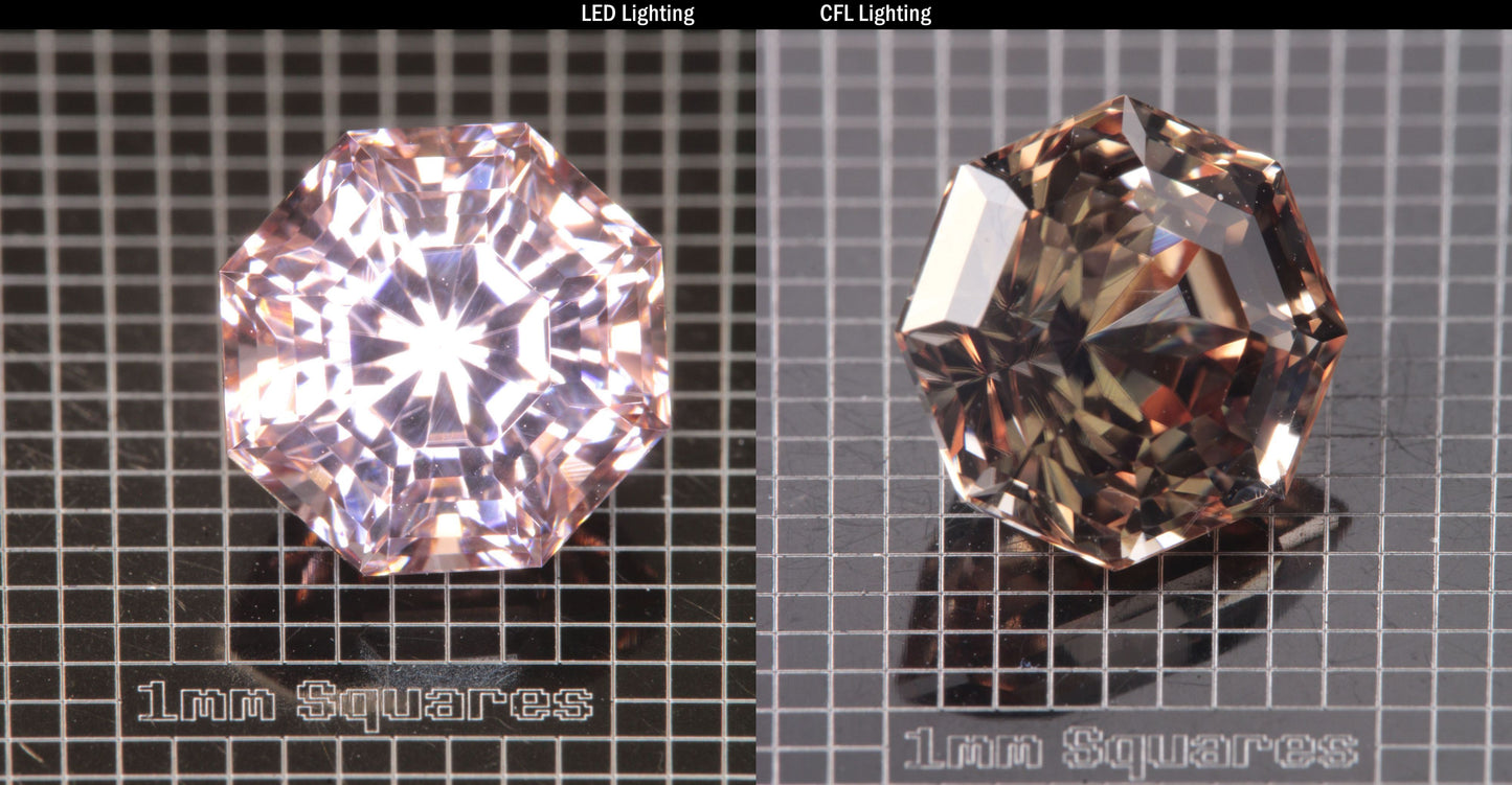 Faceted Octagon YAP (Yttrium Aluminum Perovskite)