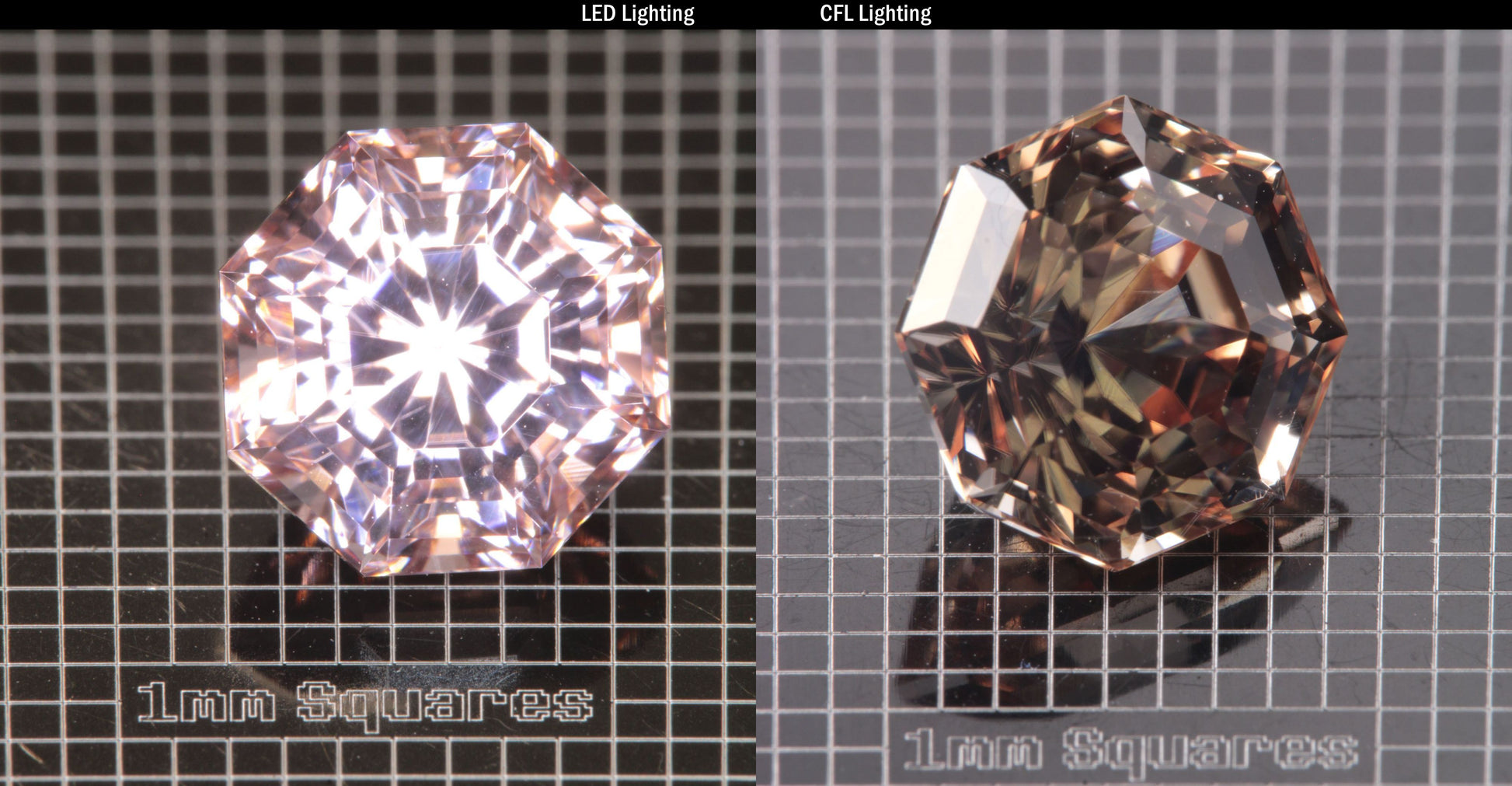 Faceted Octagon YAP (Yttrium Aluminum Perovskite)