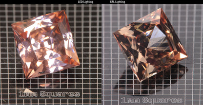 Faceted Square YAP (Yttrium Aluminum Perovskite)