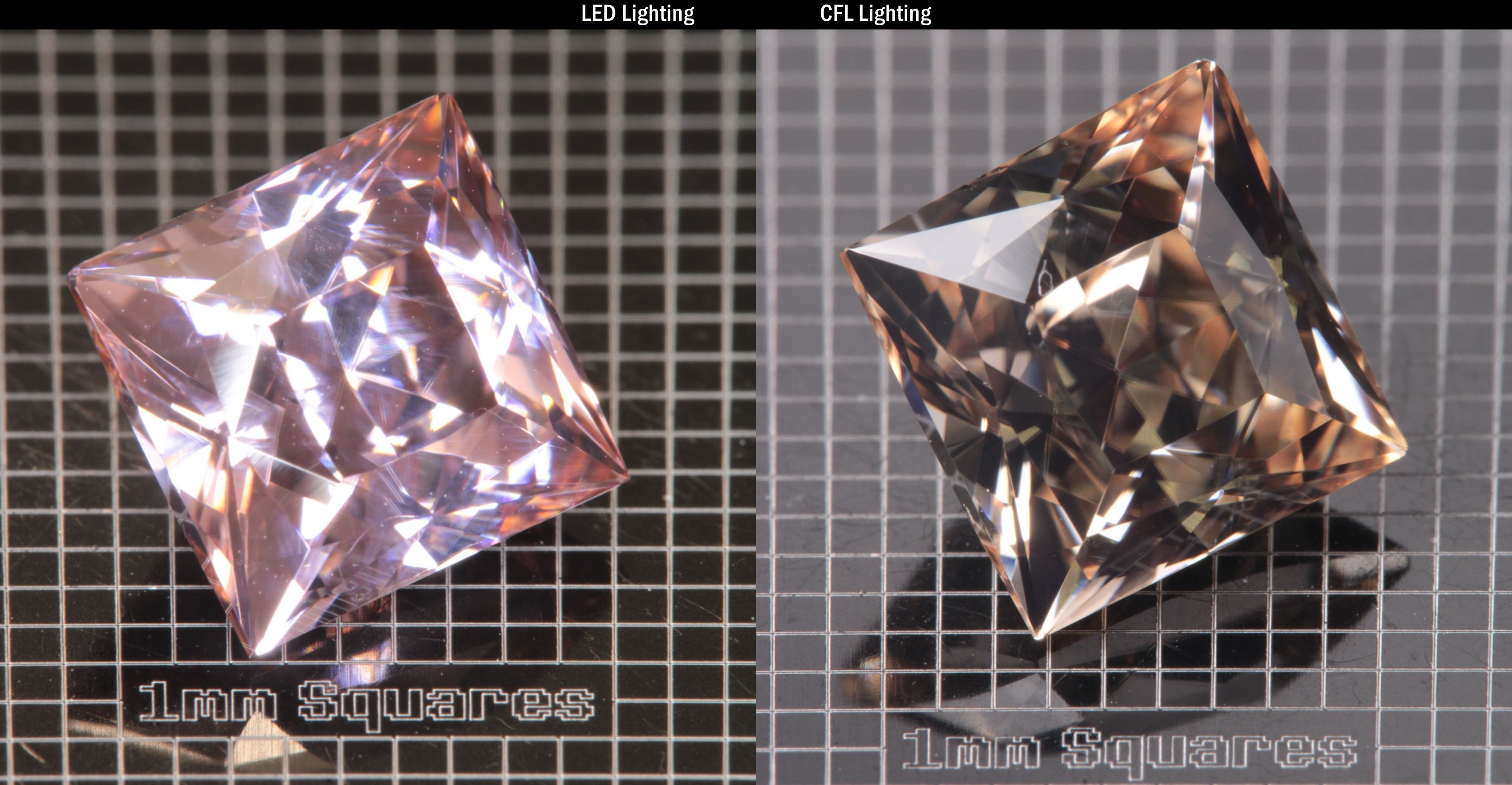 Faceted Square YAP (Yttrium Aluminum Perovskite)