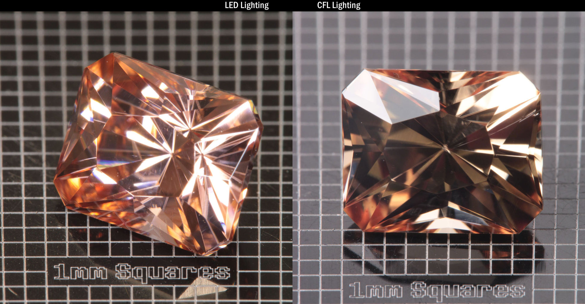 Faceted Rectangle YAP (Yttrium Aluminum Perovskite)