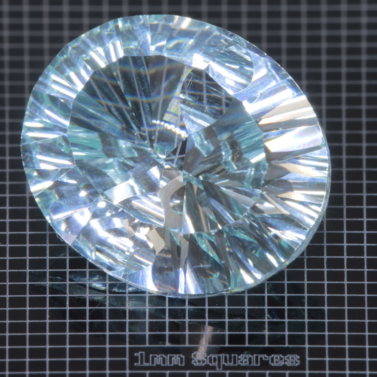 Faceted Yb:YAG Oval Gemstone