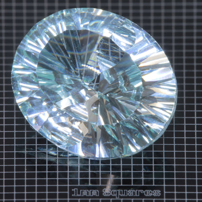 Faceted Yb:YAG Oval Gemstone