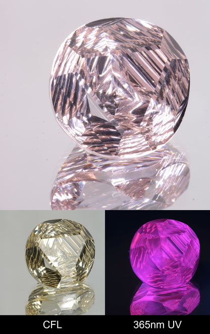 Giant Fantasy Cut Laser Garnets, Ce/Nd and Nd/Ce YAG