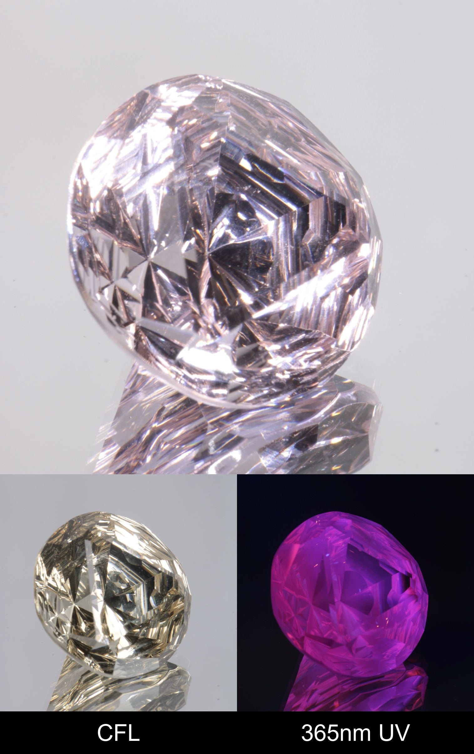 Giant Fantasy Cut Laser Garnets, Ce/Nd and Nd/Ce YAG
