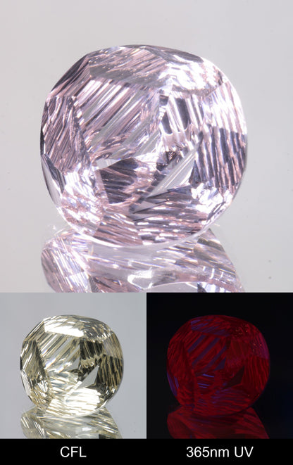 Giant Fantasy Cut Laser Garnets, Ce/Nd and Nd/Ce YAG