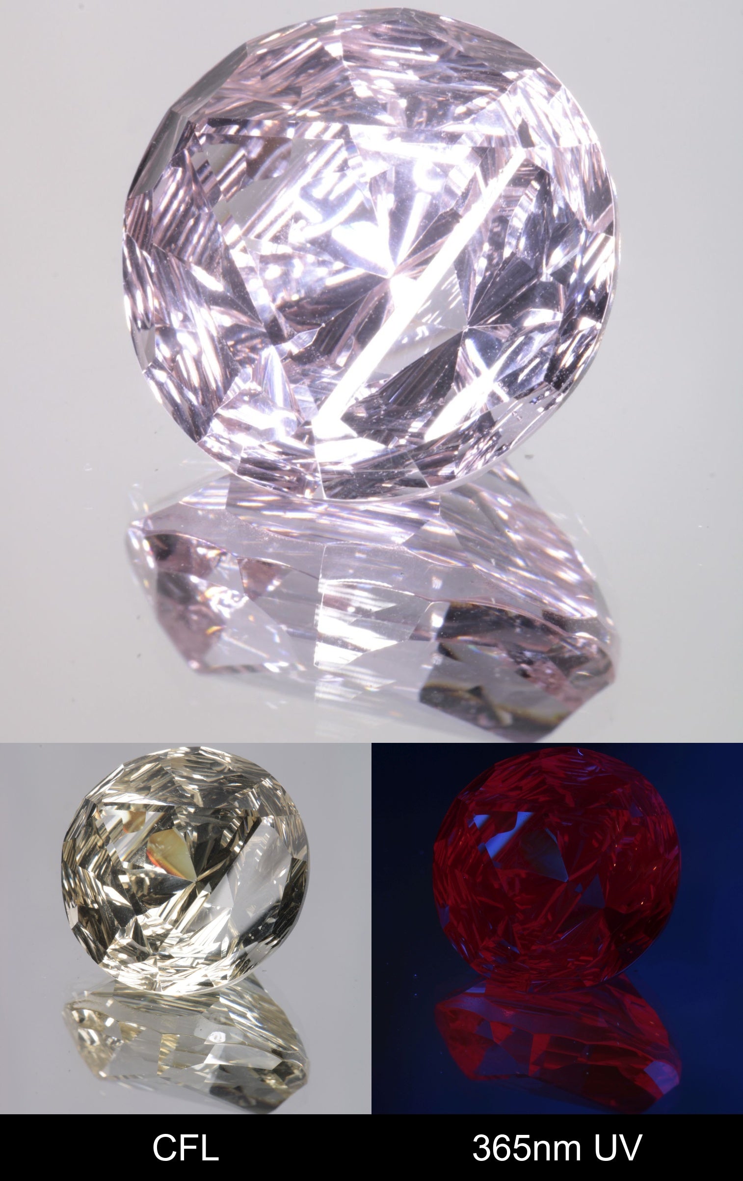Giant Fantasy Cut Laser Garnets, Ce/Nd and Nd/Ce YAG