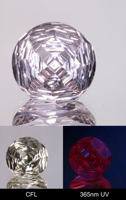 Giant Fantasy Cut Laser Garnets, Ce/Nd and Nd/Ce YAG