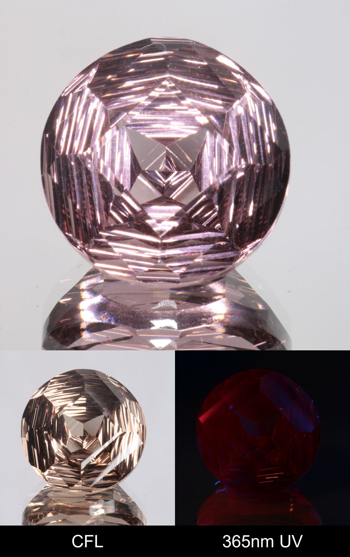 Giant Fantasy Cut Laser Garnets, Ce/Nd and Nd/Ce YAG