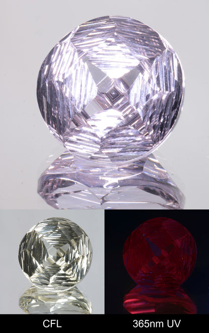Giant Fantasy Cut Laser Garnets, Ce/Nd and Nd/Ce YAG