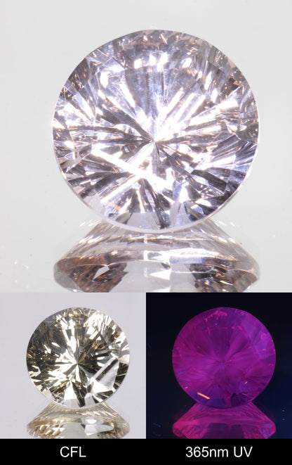 Giant Fantasy Cut Laser Garnets, Ce/Nd and Nd/Ce YAG