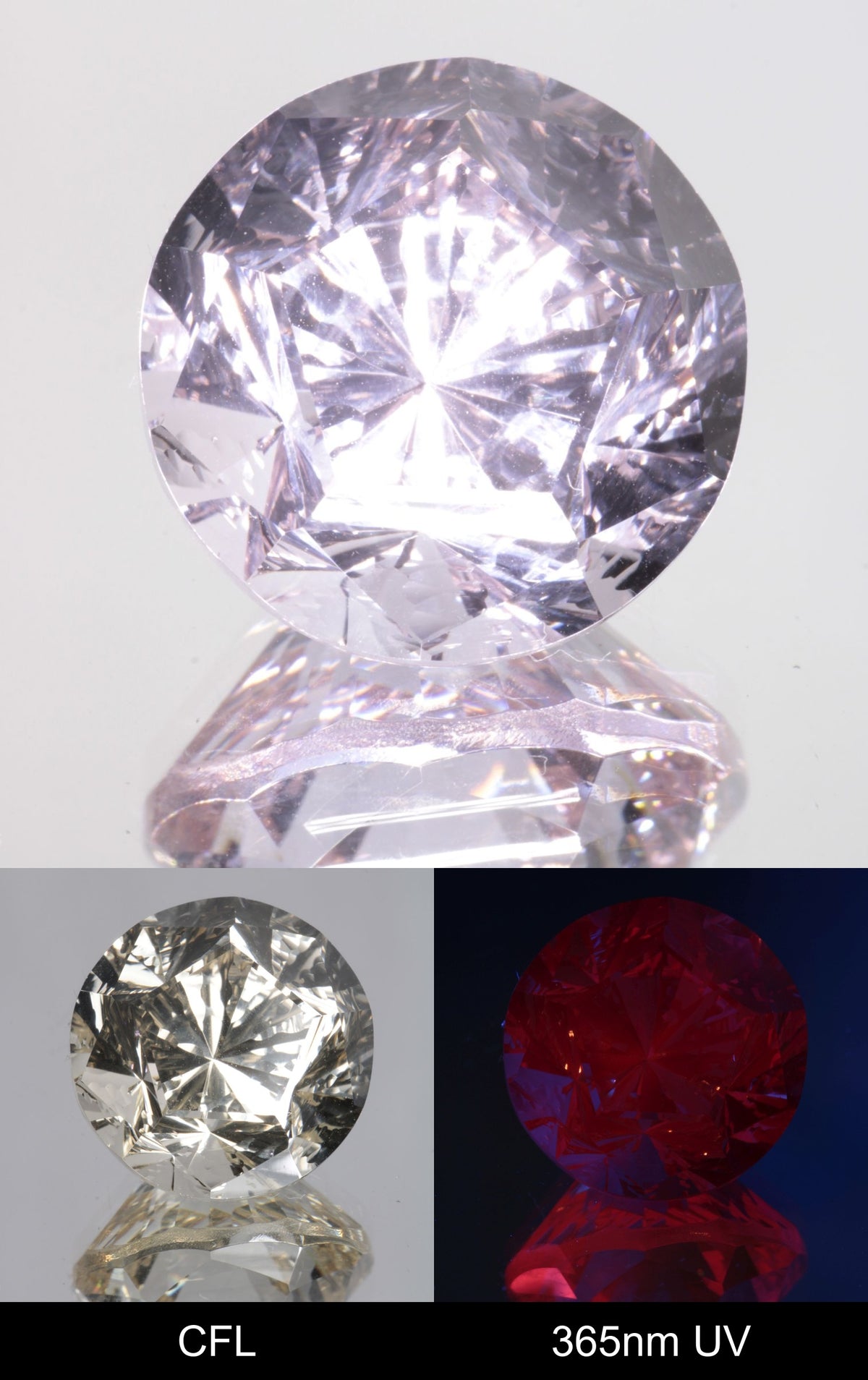 Giant Fantasy Cut Laser Garnets, Ce/Nd and Nd/Ce YAG