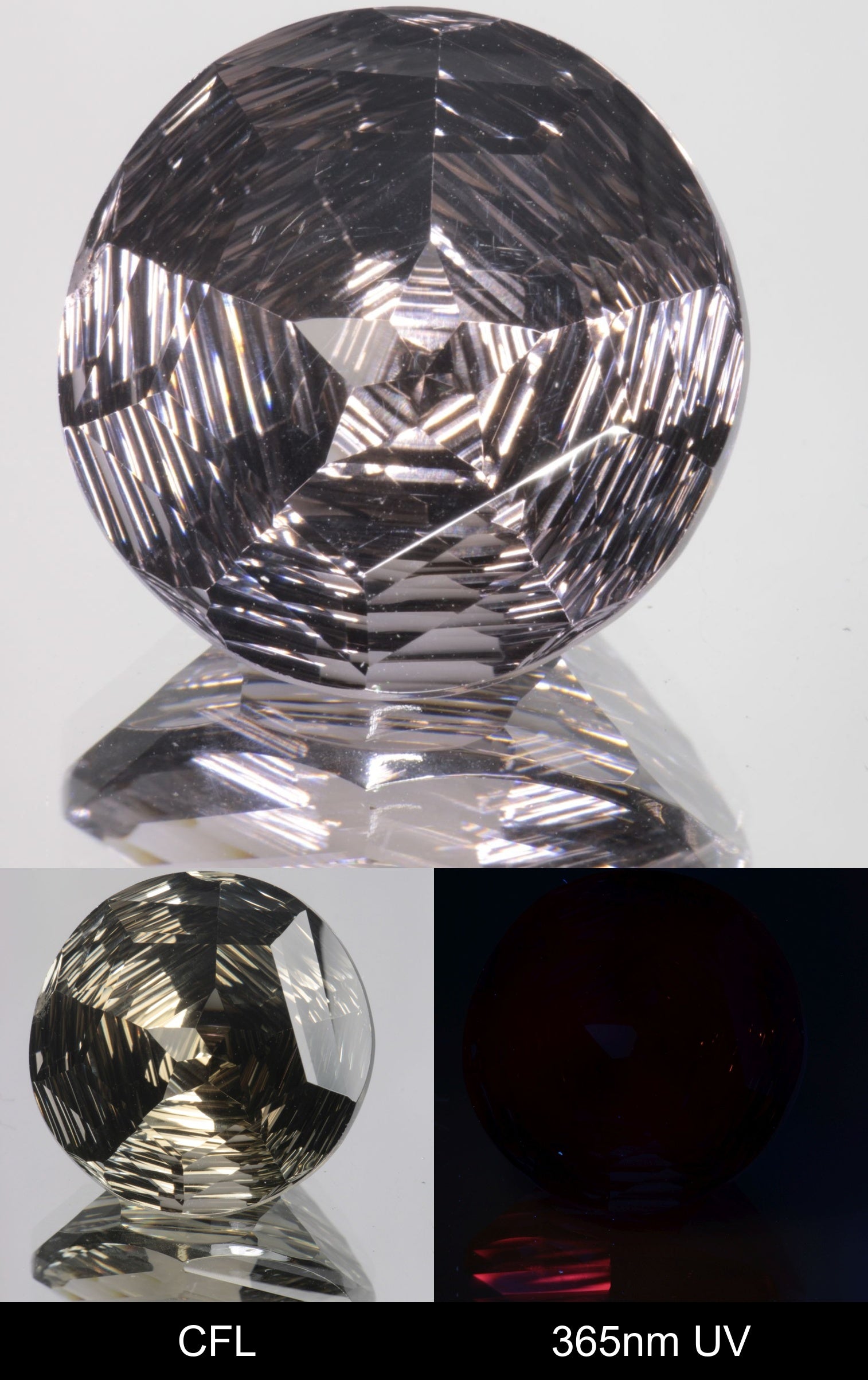 Giant Fantasy Cut Laser Garnets, Ce/Nd and Nd/Ce YAG