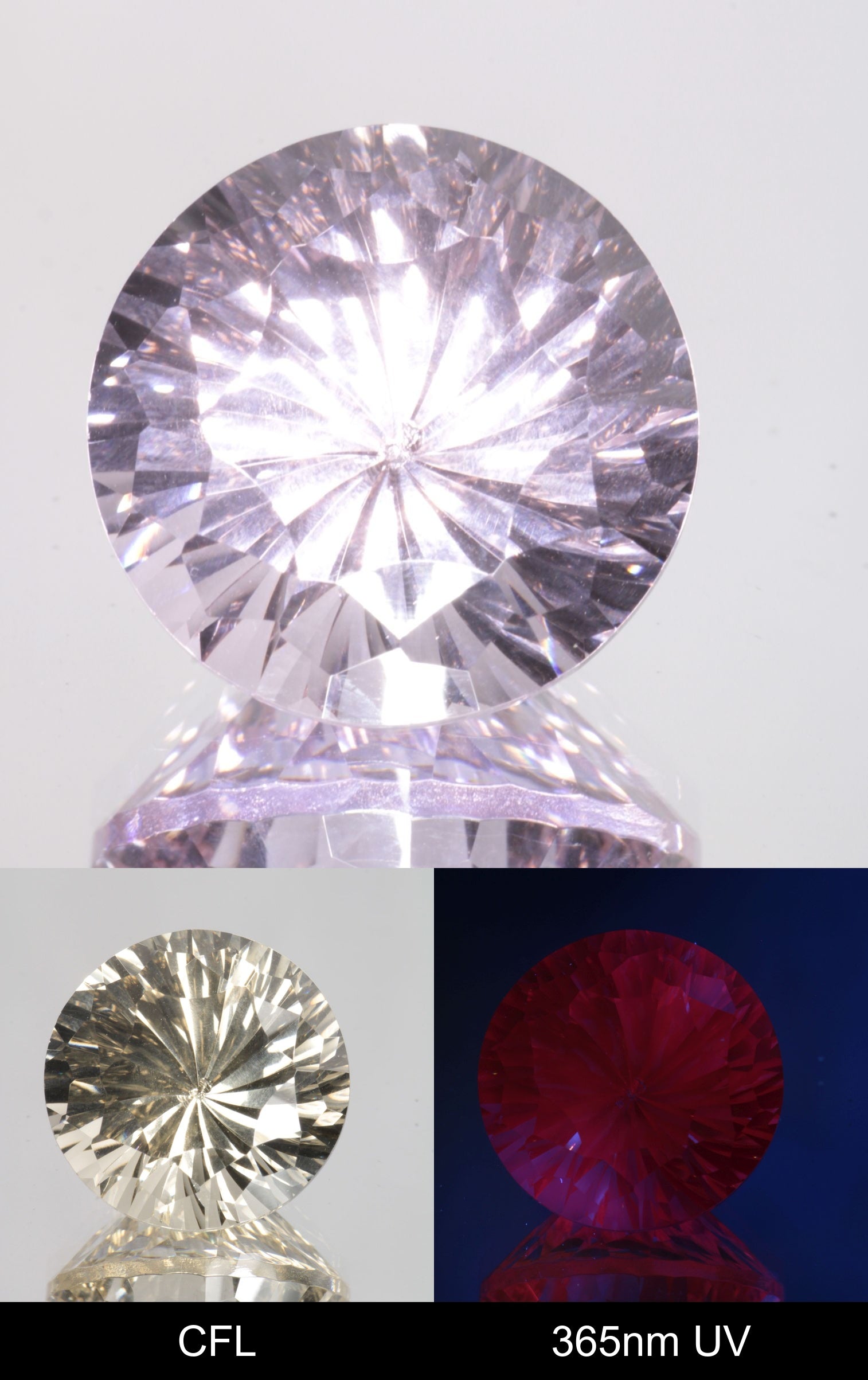 Giant Fantasy Cut Laser Garnets, Ce/Nd and Nd/Ce YAG