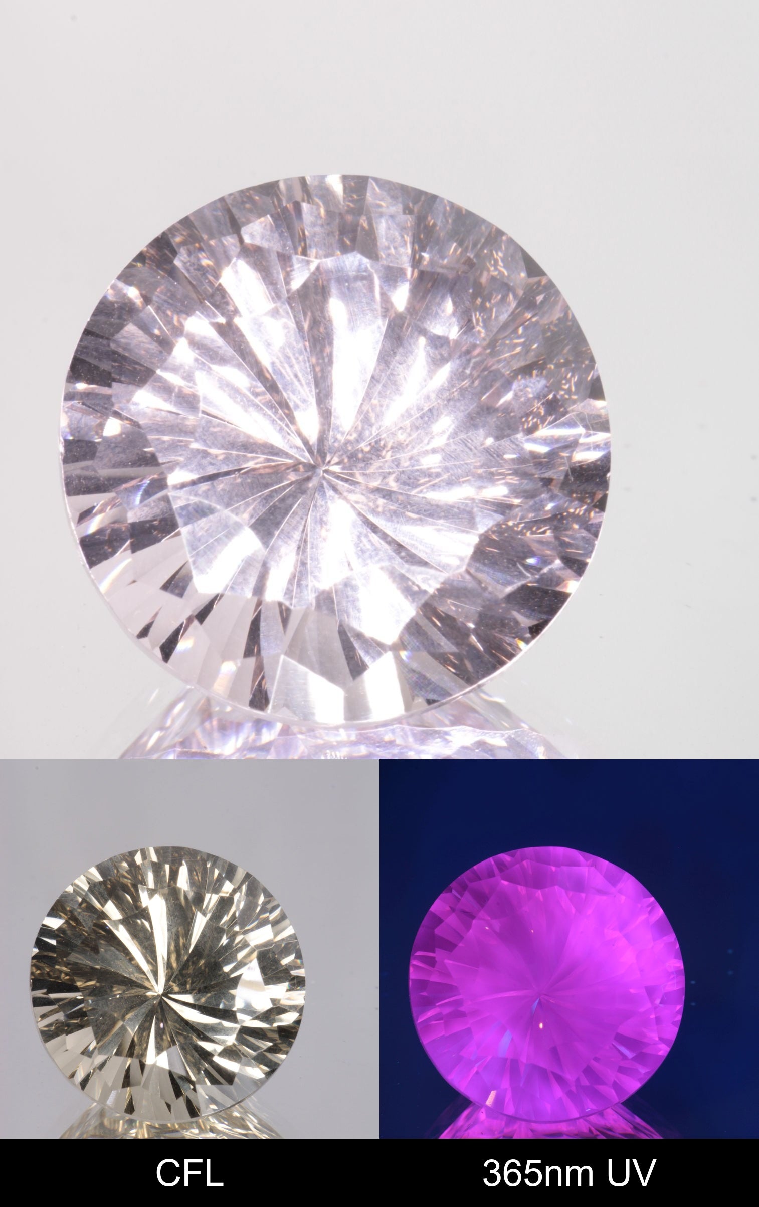 Giant Fantasy Cut Laser Garnets, Ce/Nd and Nd/Ce YAG