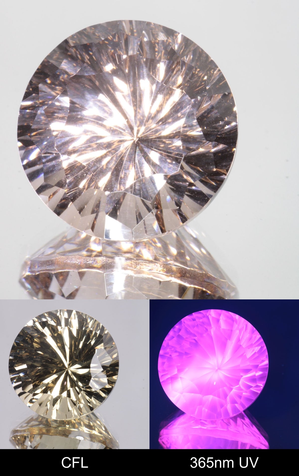 Giant Fantasy Cut Laser Garnets, Ce/Nd and Nd/Ce YAG