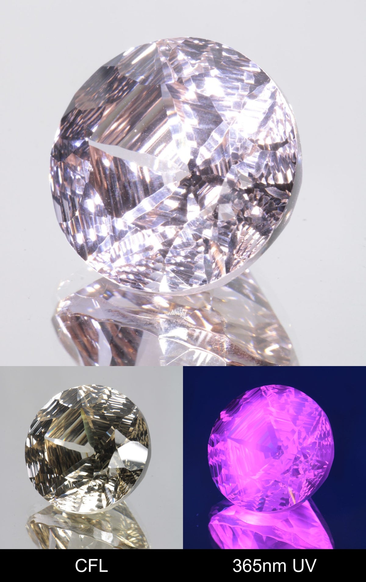 Giant Fantasy Cut Laser Garnets, Ce/Nd and Nd/Ce YAG