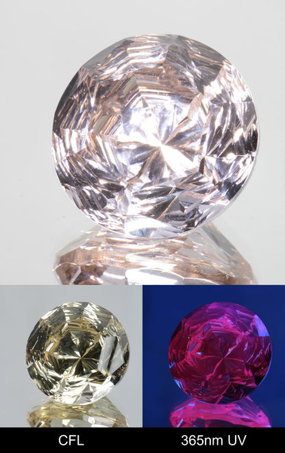 Giant Fantasy Cut Laser Garnets, Ce/Nd and Nd/Ce YAG