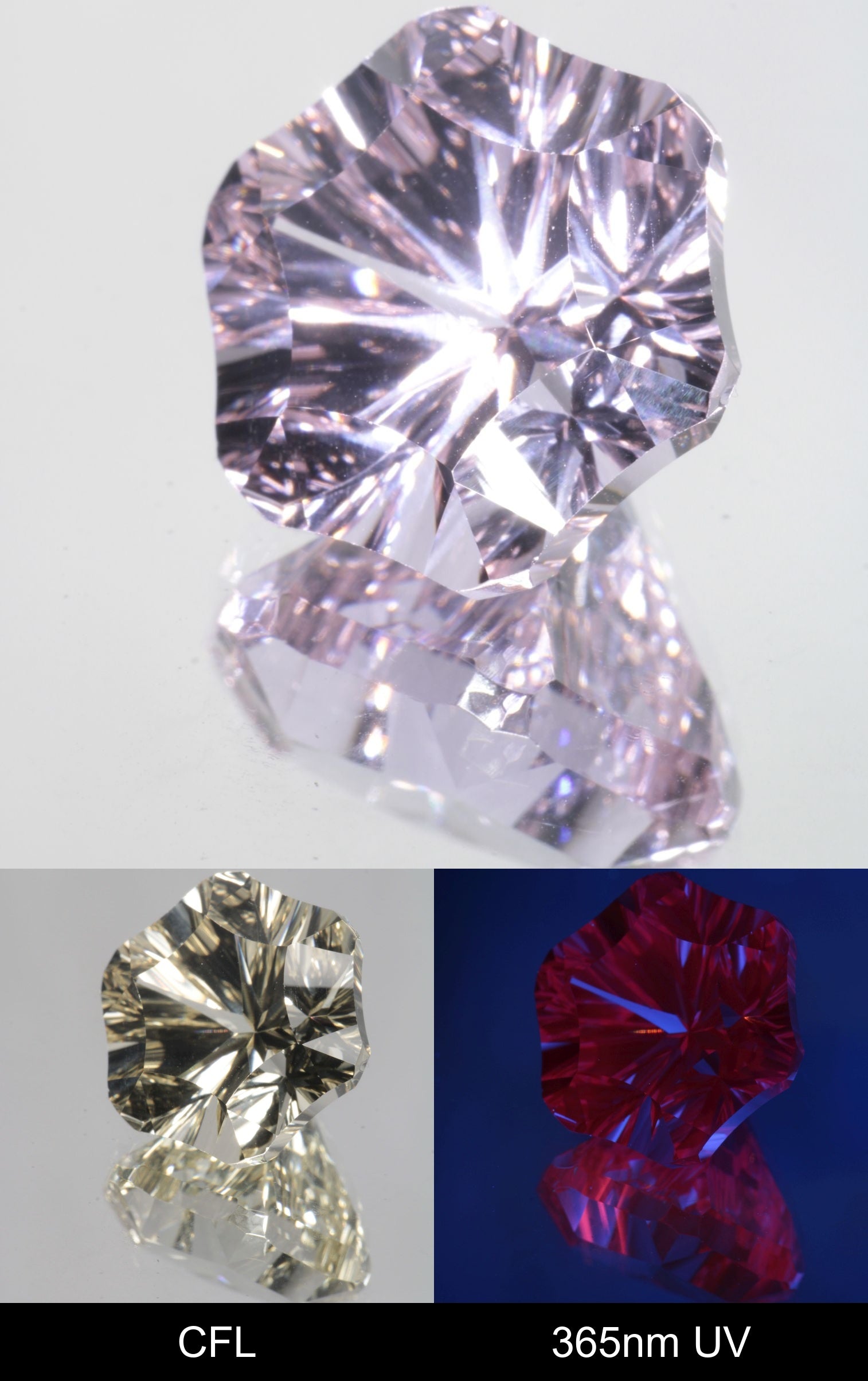 Giant Fantasy Cut Laser Garnets, Ce/Nd and Nd/Ce YAG