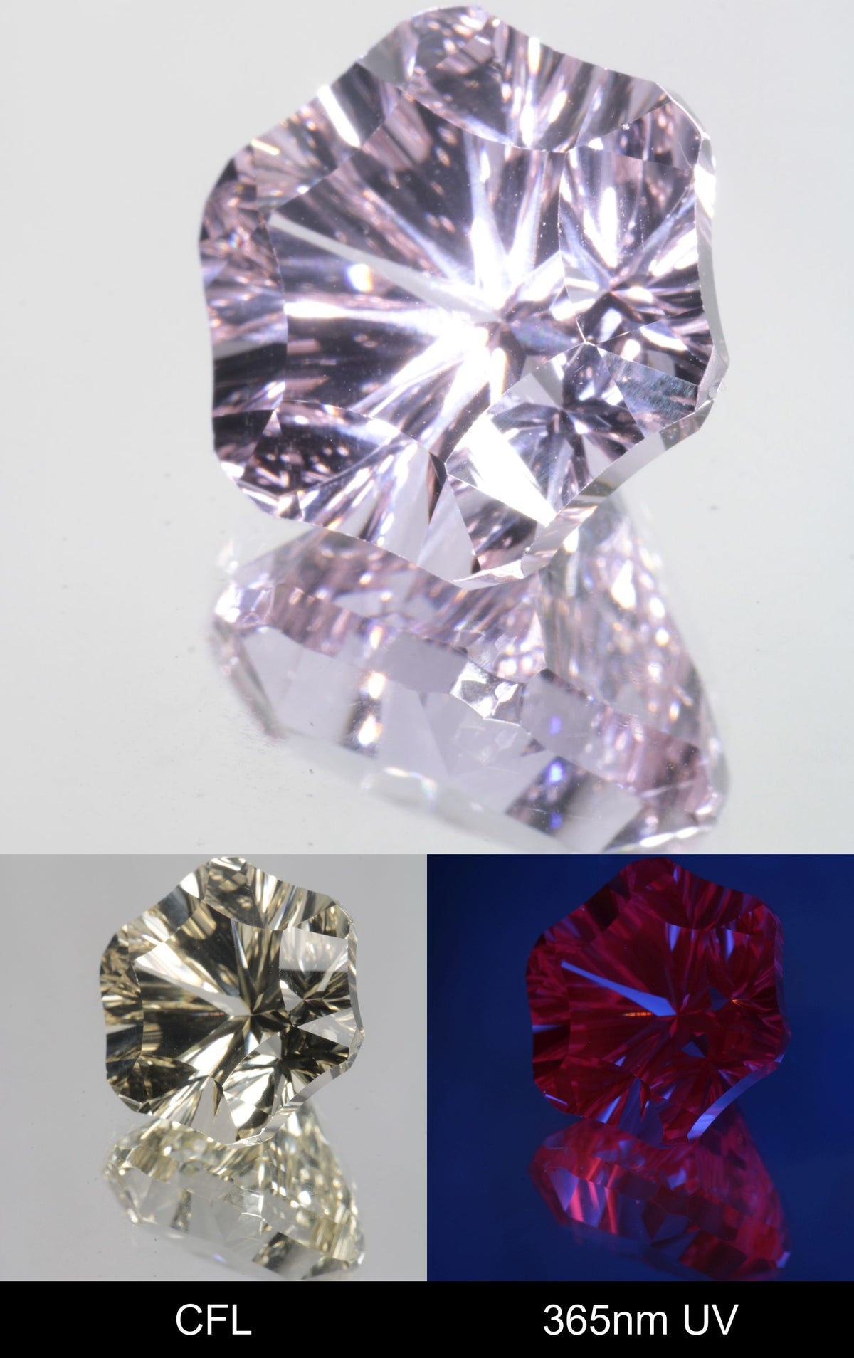 Giant Fantasy Cut Laser Garnets, Ce/Nd and Nd/Ce YAG