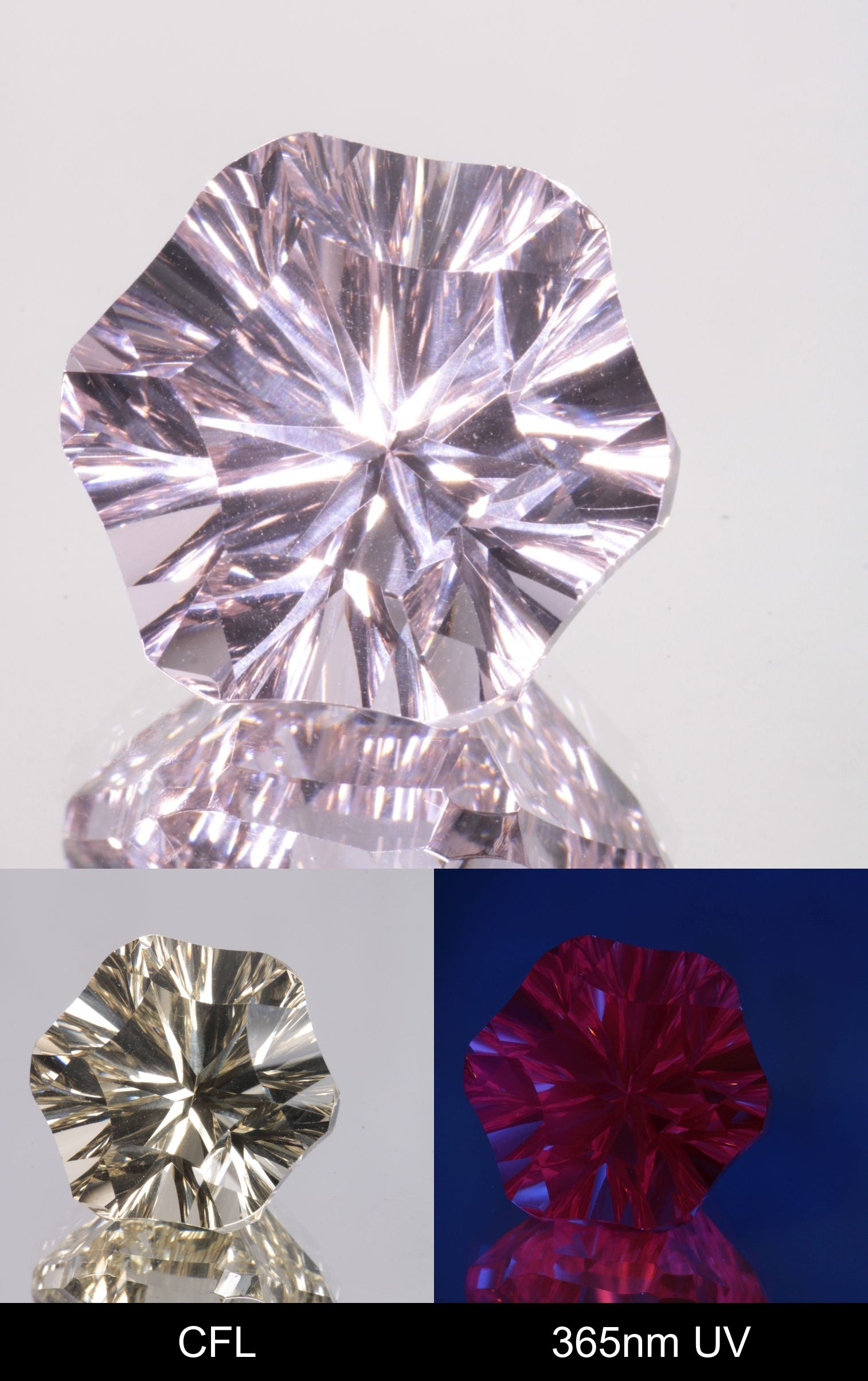 Giant Fantasy Cut Laser Garnets, Ce/Nd and Nd/Ce YAG