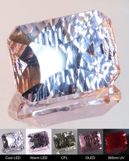 Rectangle Cut Fantasy Nd:Ce Laser YAG Gem