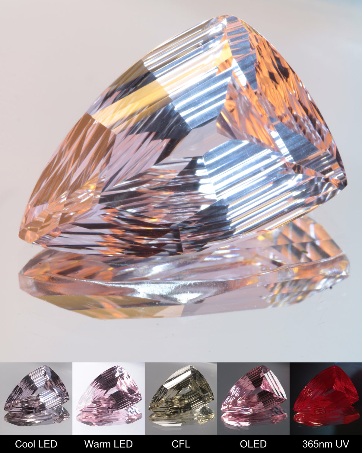 Fantasy Trillion Cut Fantasy Nd:Ce Laser YAG Gem