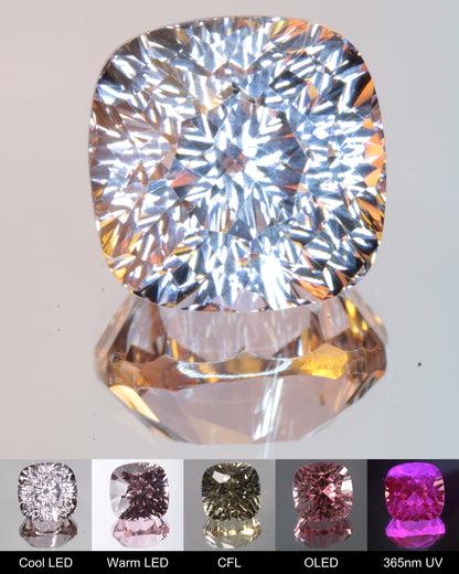 Fantasy Cushion Cut Fantasy Nd:Ce Laser YAG Gem
