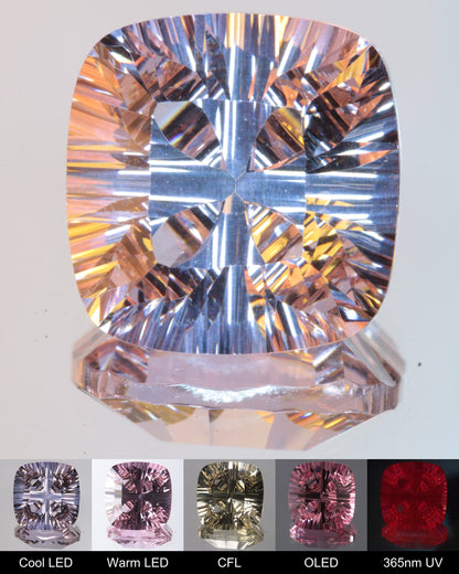 Clover Cushion Cut Fantasy Nd:Ce Laser YAG Gem