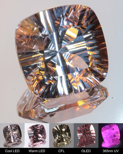 Clover Cushion Cut Fantasy Nd:Ce Laser YAG Gem