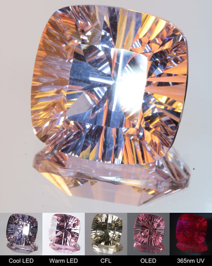 Clover Cushion Cut Fantasy Nd:Ce Laser YAG Gem