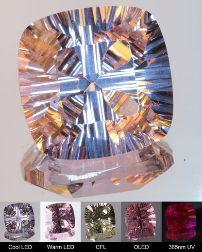 Clover Cushion Cut Fantasy Nd:Ce Laser YAG Gem