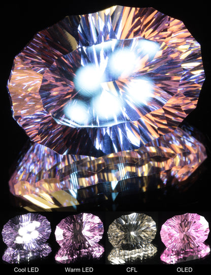 Fantasy Cut Oval Nd:YAG Gemstone