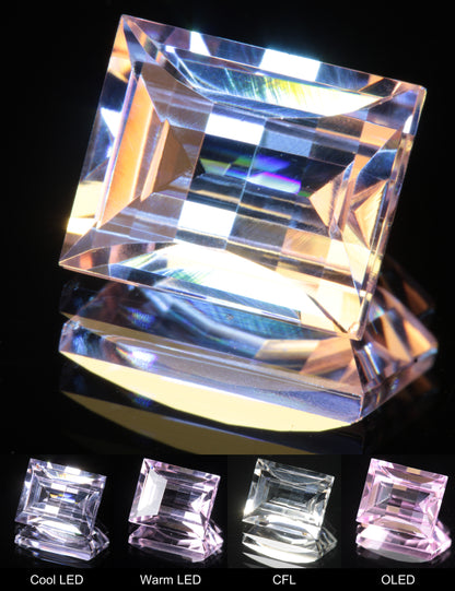 Fantasy Cut Semipixel Nd:YAG Gemstone