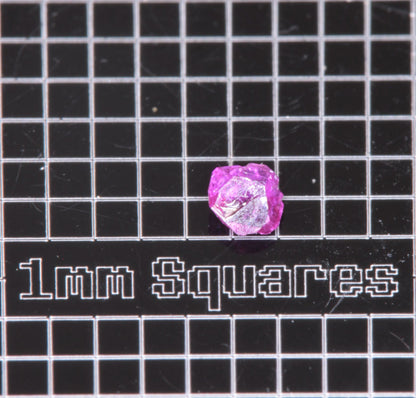 A small flux-grown ruby a few mm in size