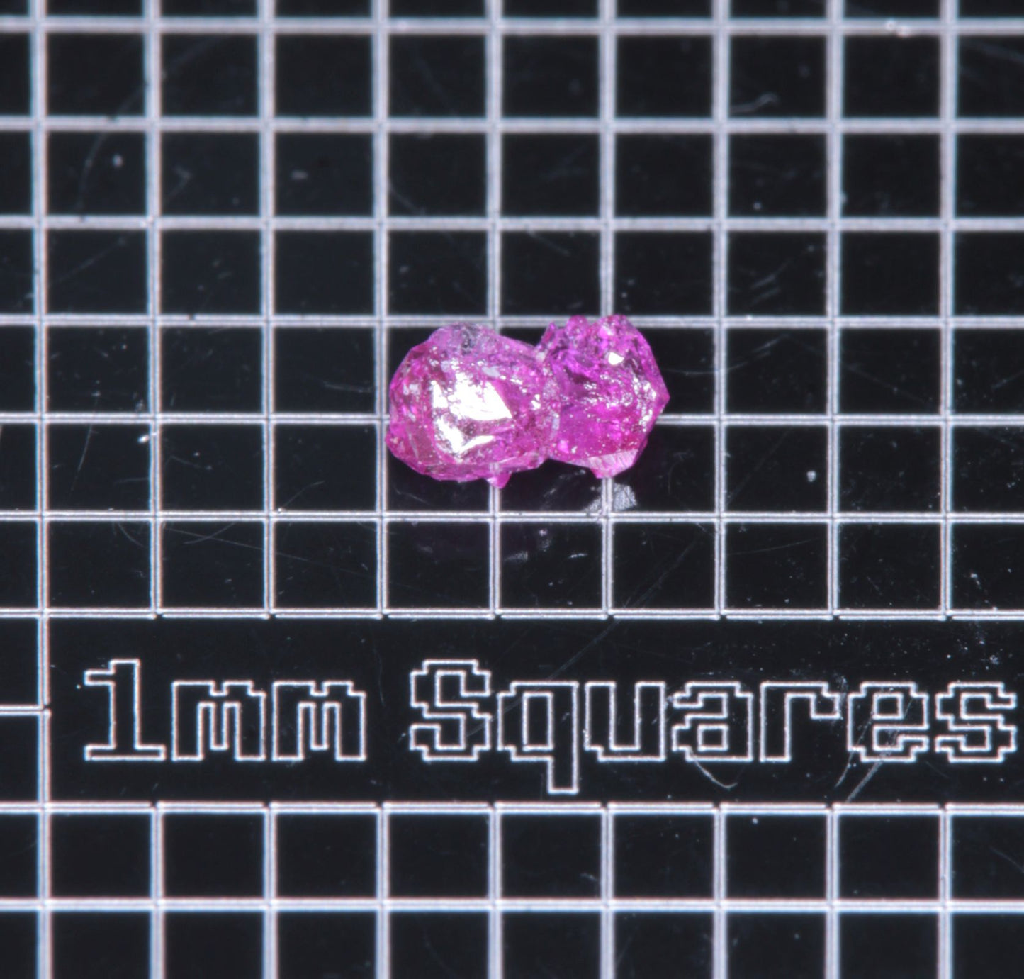 A small flux-grown ruby a few mm in size