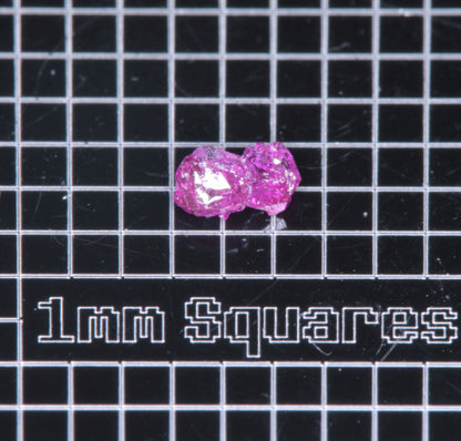 A small flux-grown ruby a few mm in size
