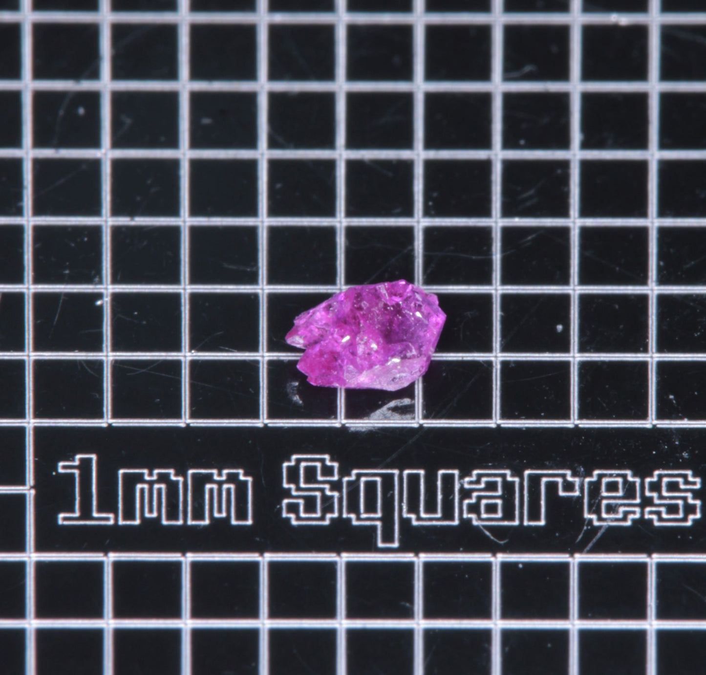 A small flux-grown ruby a few mm in size