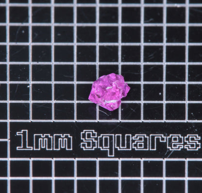 A small flux-grown ruby a few mm in size