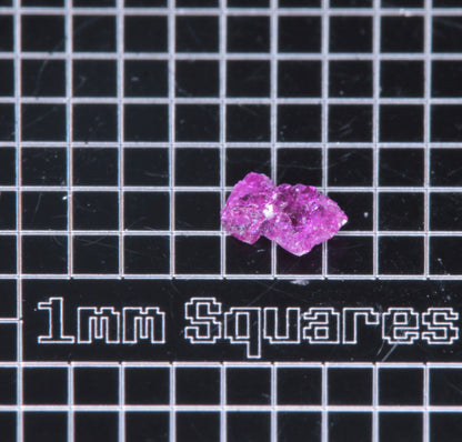 A small flux-grown ruby a few mm in size