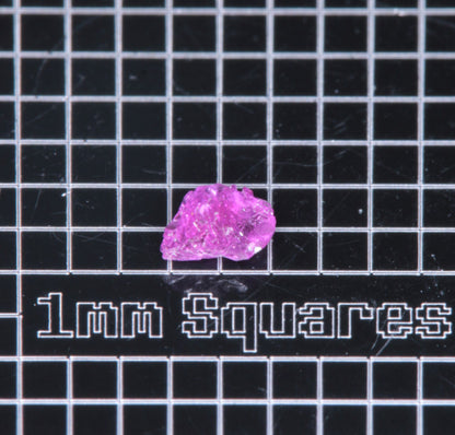 A small flux-grown ruby a few mm in size