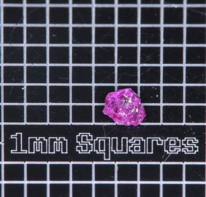 A small flux-grown ruby a few mm in size