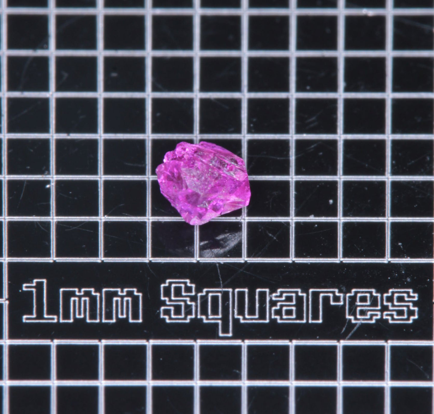 A small flux-grown ruby a few mm in size